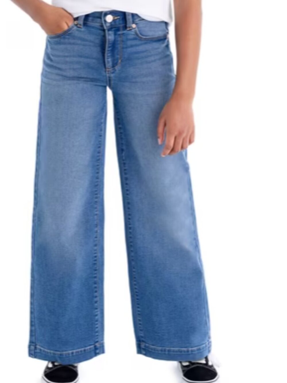 Jordache Girls High Rise Wide Leg Jean nwt